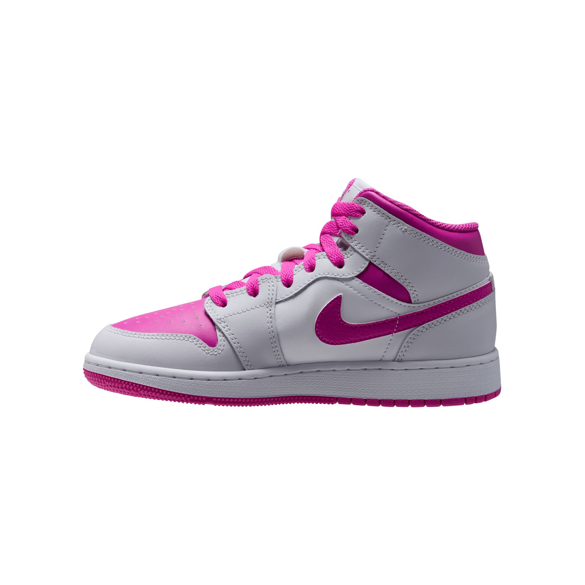 Nike Kids' Grade School Air Jordan 1 Mid Athletic Shoes, Sneakers
