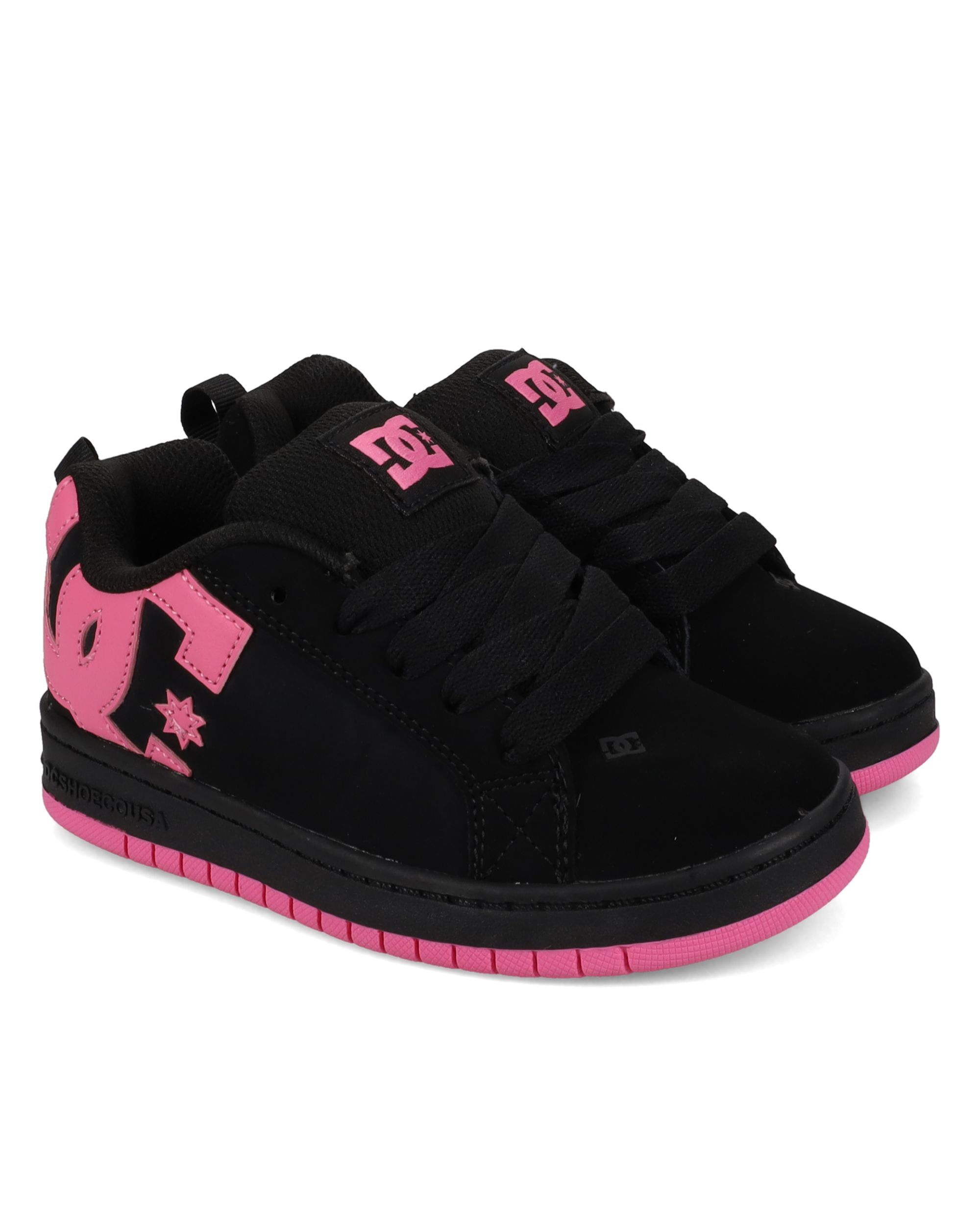 DC Girls' Grade School Court Graffik Skate Shoes