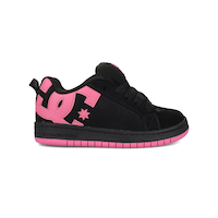 DC Girls' Grade School Court Graffik Skate Shoes Side_Right