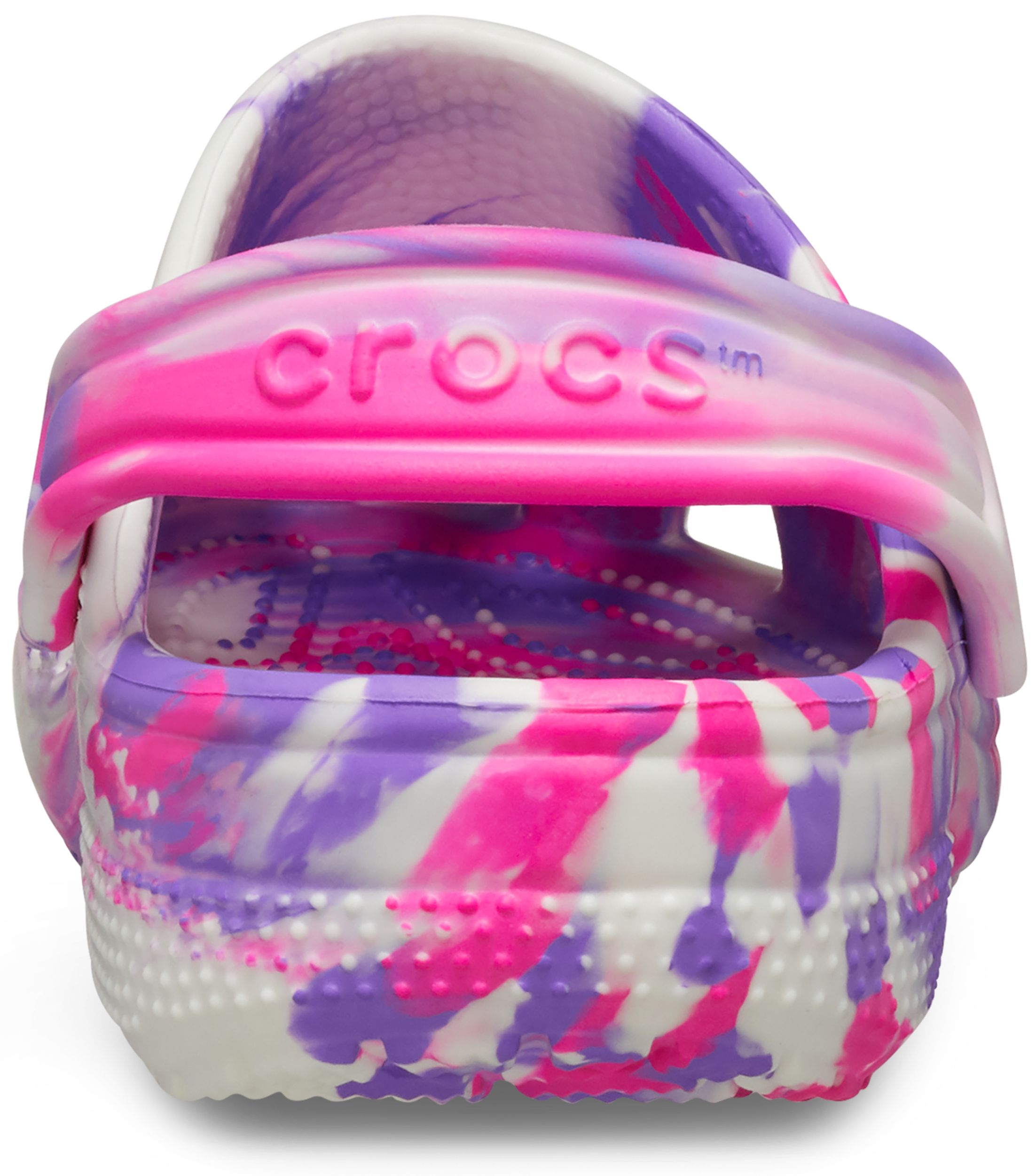 Crocs Kids' Grade School Classic Glow Marbled Clogs