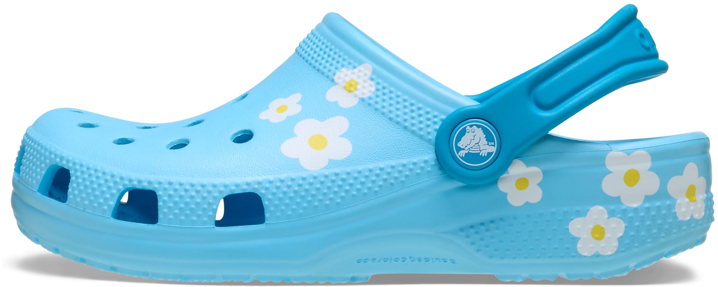 Crocs Kids' Grade School Classic Daisy Tinted Glass Clogs