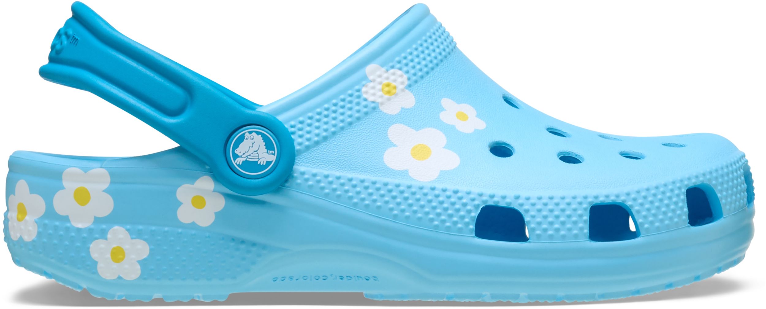 Crocs Kids' Grade School Classic Daisy Tinted Glass Clogs