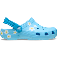 Crocs Kids' Grade School Classic Daisy Tinted Glass Clogs Side_Right