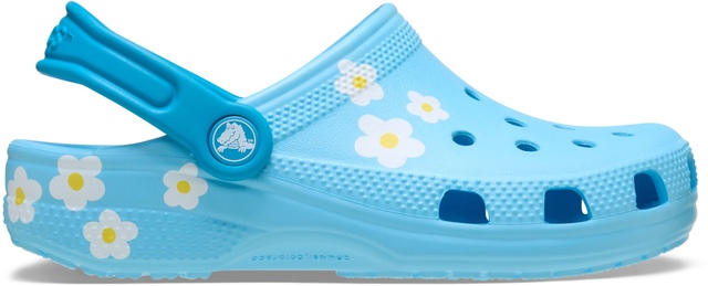 Crocs Kids' Grade School Classic Daisy Tinted Glass Clogs