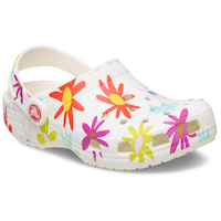 Crocs Girls' Grade/Pre-School Classic Crafted Daisy Clogs Front_Angled_Right