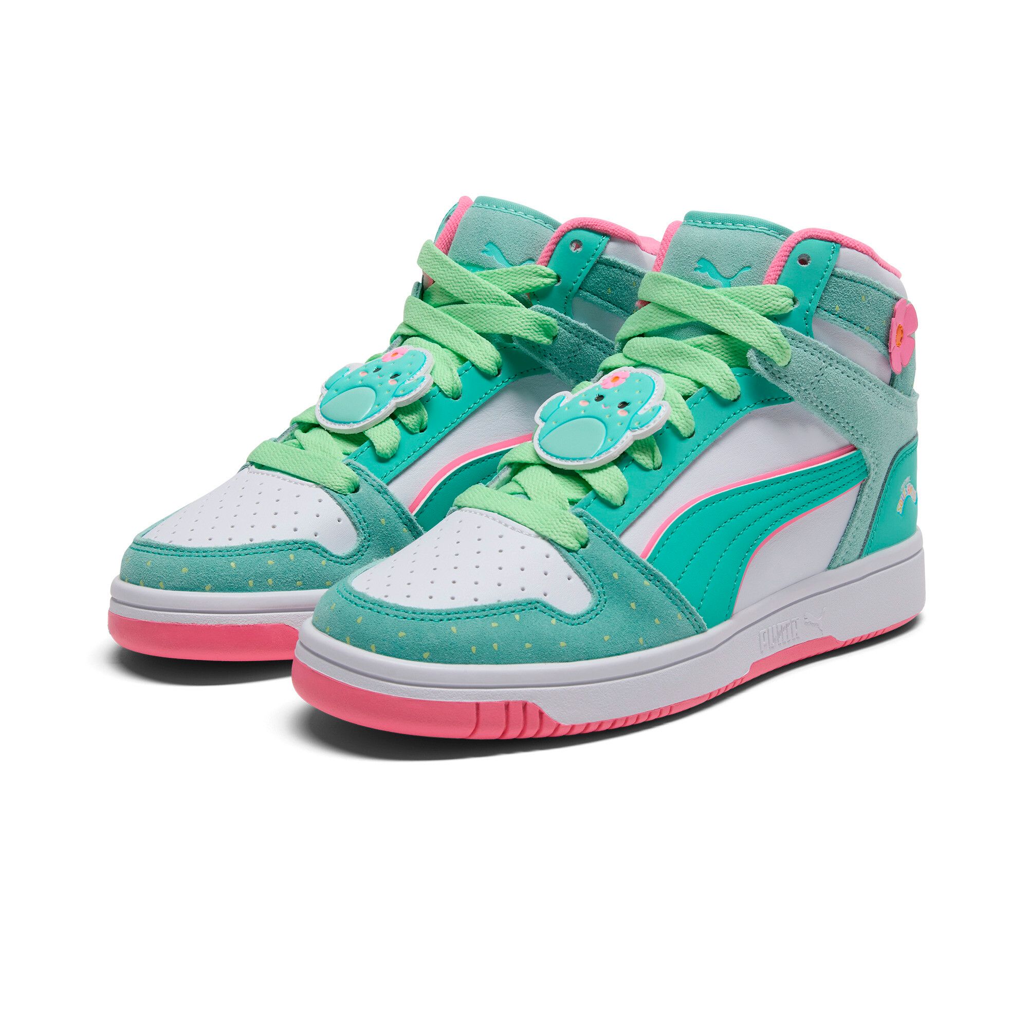 PUMA Kids' Grade School Squishmallow Rebound Layup Shoes