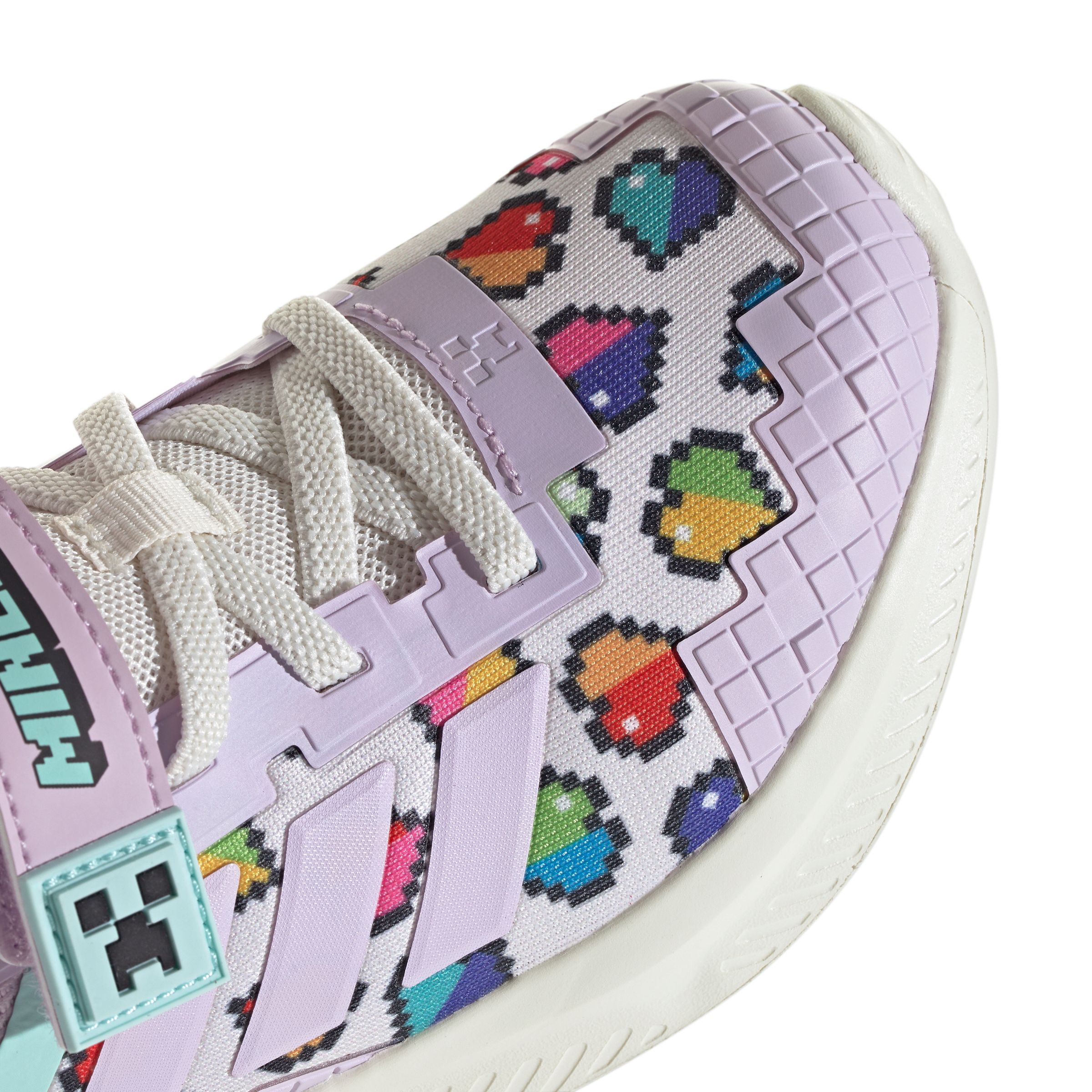 adidas Girls' Pre-School Minecraft Fortarun Running Shoes