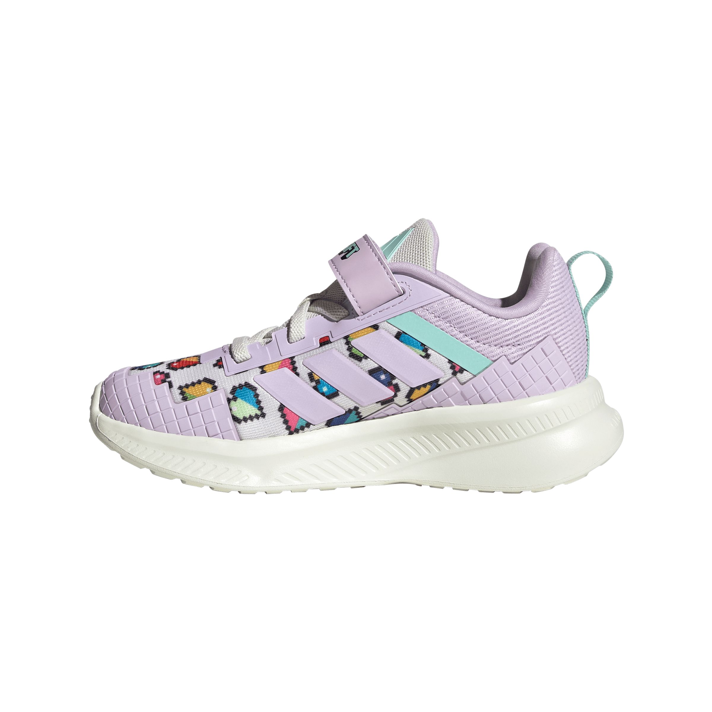 adidas Girls' Pre-School Minecraft Fortarun Running Shoes