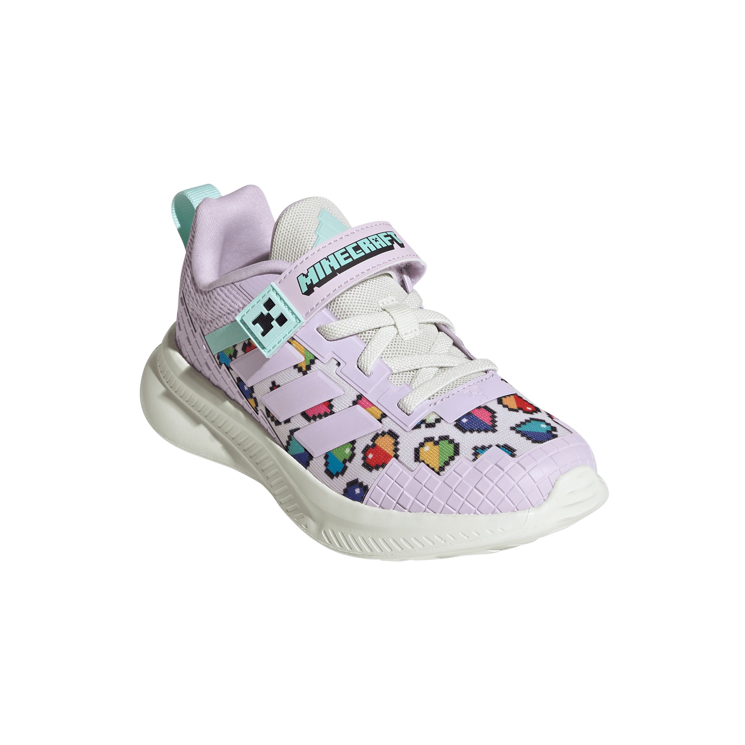 adidas Girls' Pre-School Minecraft Fortarun Running Shoes