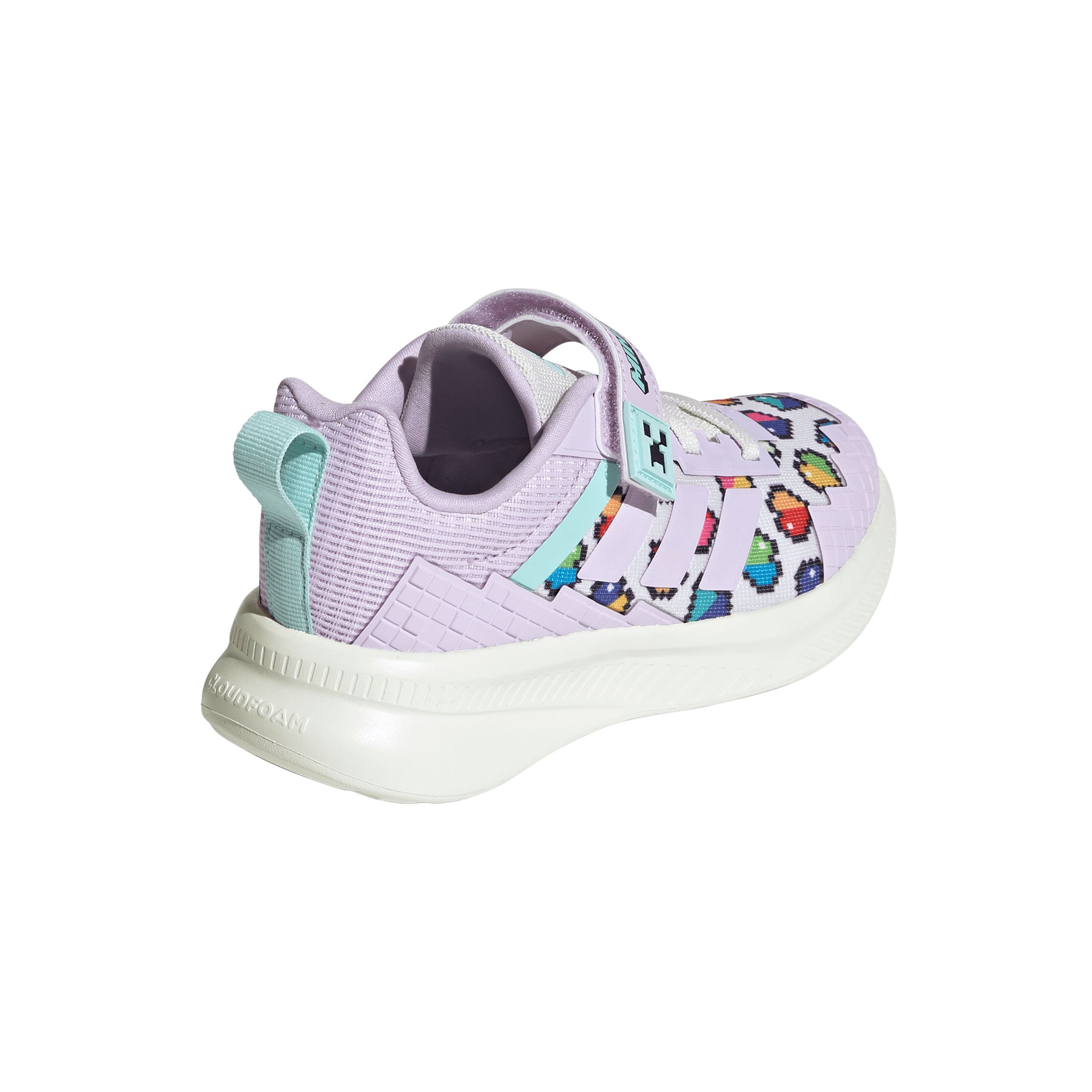 adidas Girls' Pre-School Minecraft Fortarun Running Shoes