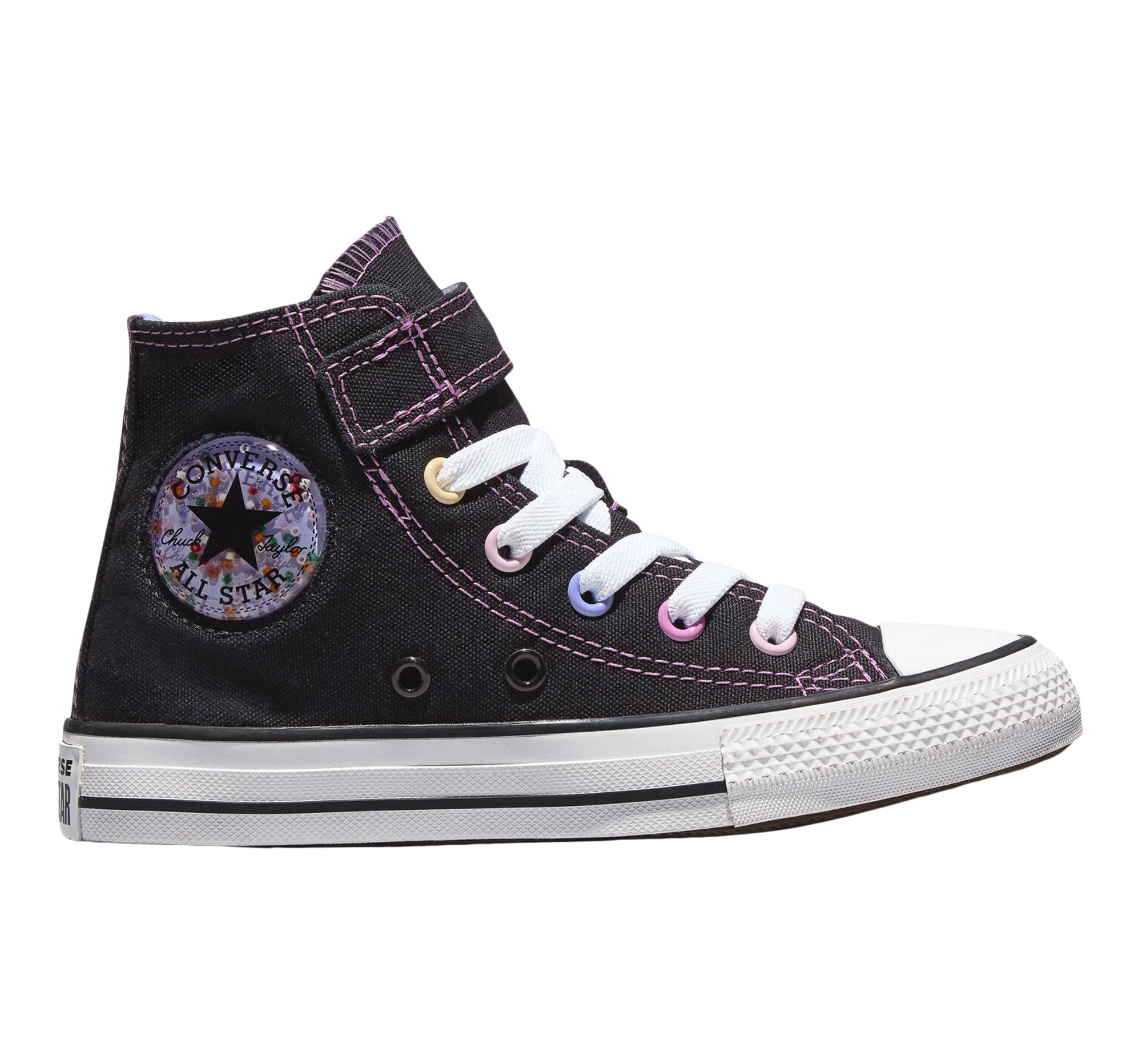 Converse Kids' Pre-school Chuck Taylor All Star Playful Bead Ankle Patch Shoes