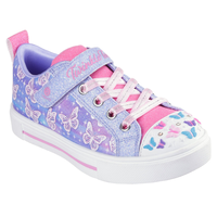 Skechers Kids' Pre-school Twinkle Sparks Kids Butterfly Shoes Front_Angled_Right