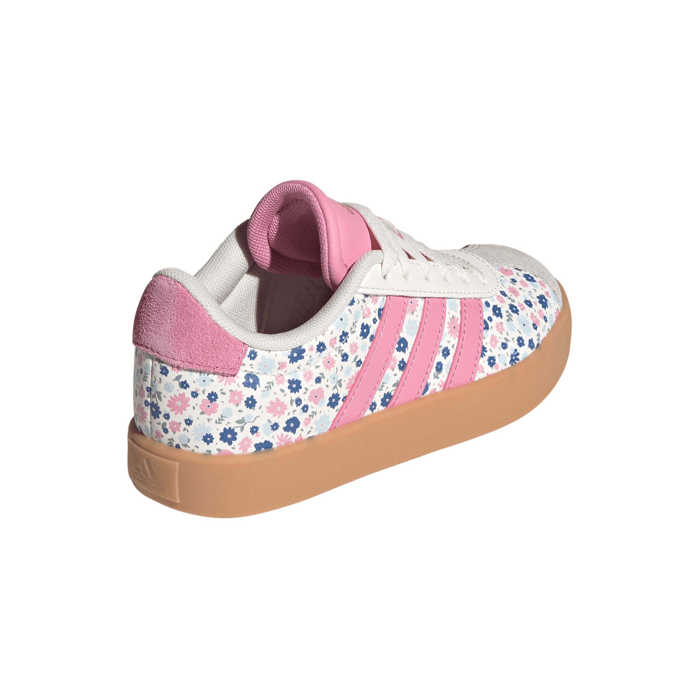 adidas Girls' VL Court 3 Floral Shoes