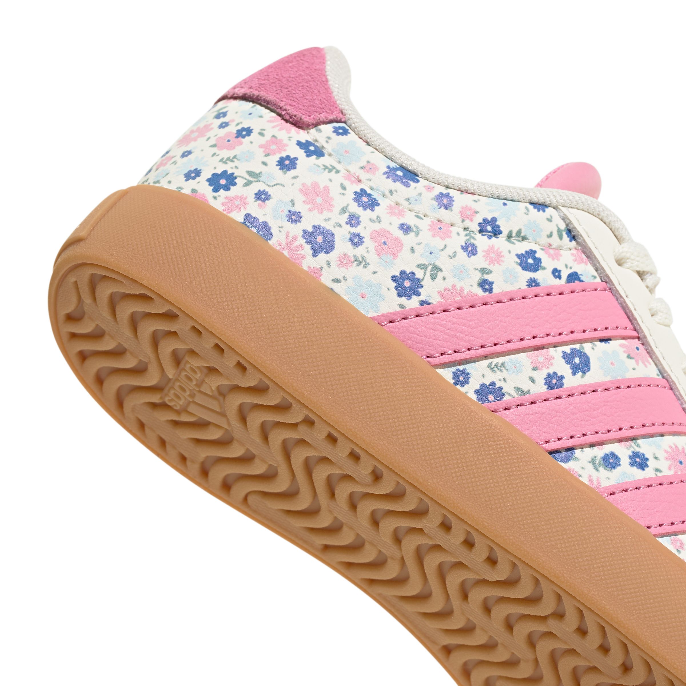 adidas Girls' VL Court 3 Floral Shoes