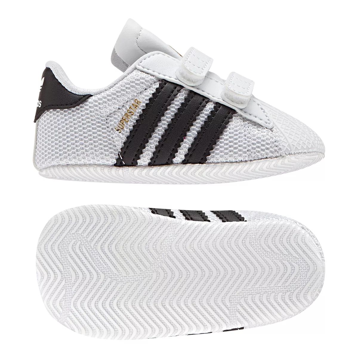 Newborn baby clearance adidas crib shoes