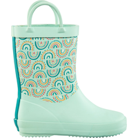 Ripzone Kids' Toddler Iris Rain Boots, High Top, Slip On, Rubber, Waterproof, Pull Handles Side_Right