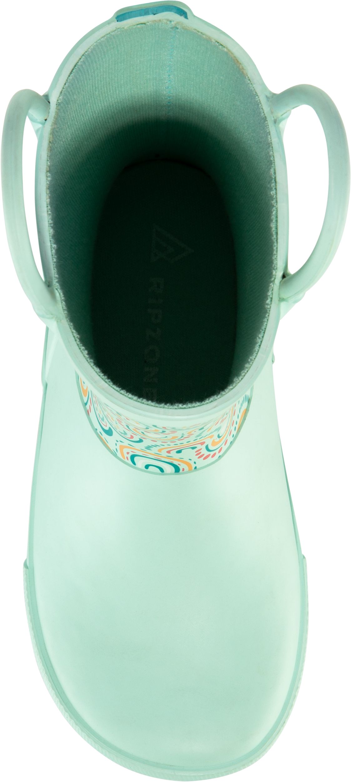 Ripzone Kids' Toddler Iris Rain Boots, High Top, Slip On, Rubber, Waterproof, Pull Handles