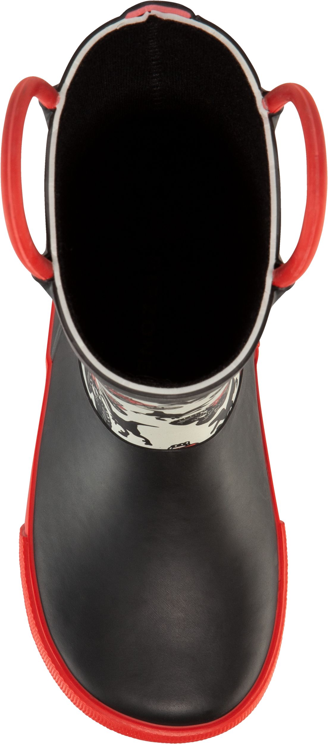 Ripzone Kids' Toddler Neil Rain Boots, High Top, Slip On, Rubber, Waterproof, Pull Handles