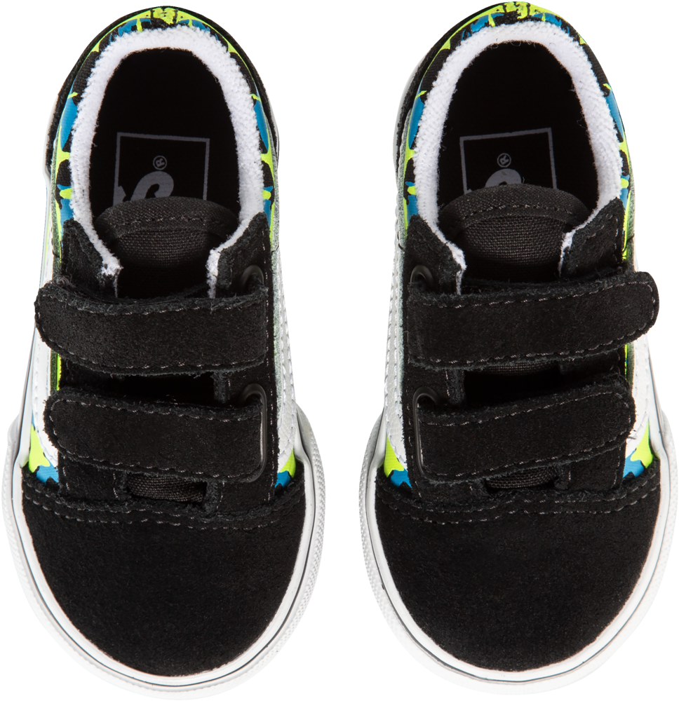 Vans Kids' Toddler Old Skool V Skate Shoes, Sneakers, Boys', Velcro