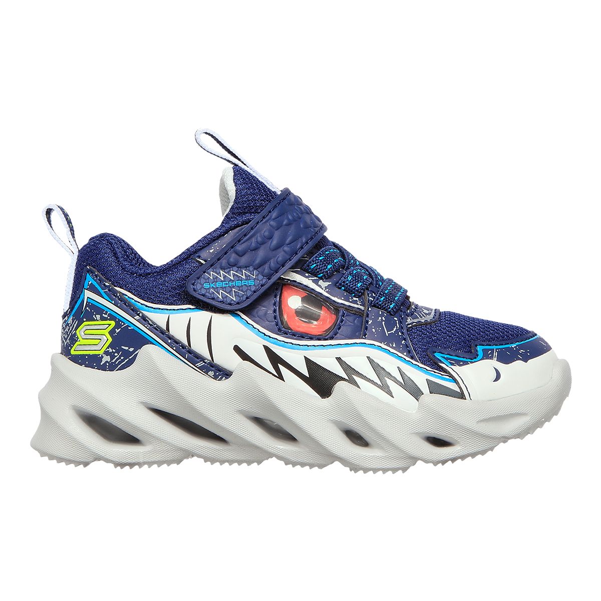 Skechers Kids' Toddler Shark Bots Surf Patrol Shoes, Slip On