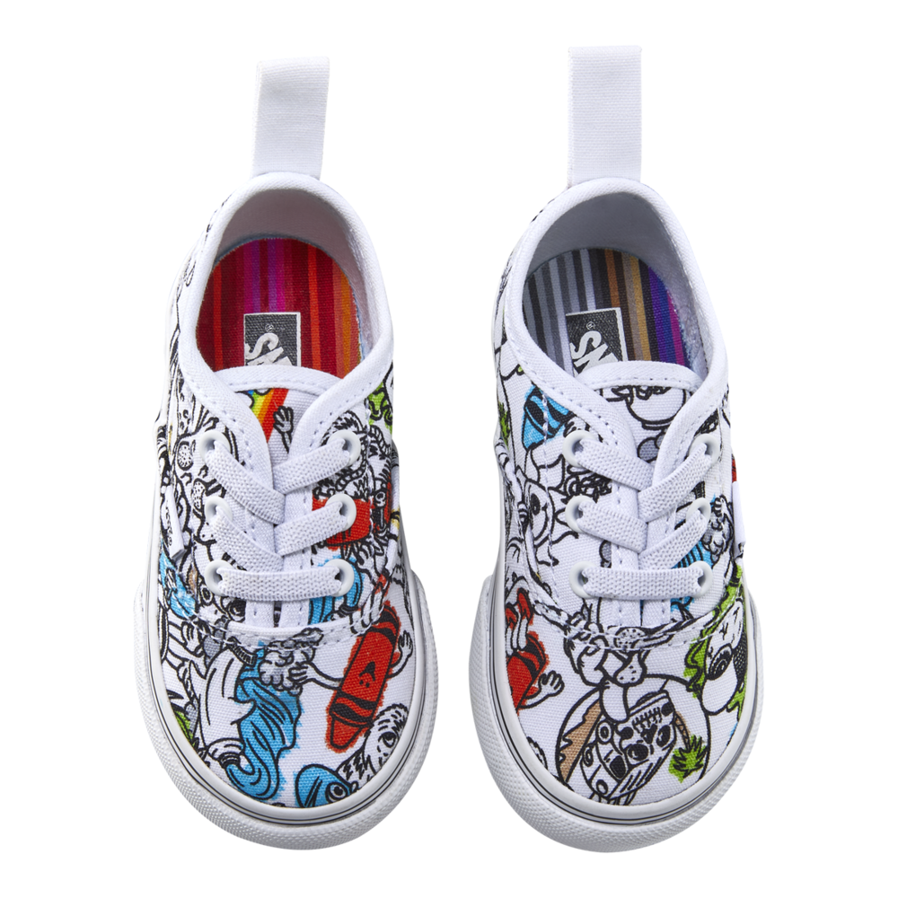 Vans x Crayola Kids' Toddler Authentic Skate Shoes, Sneakers, Boys'