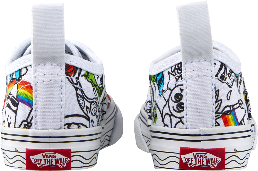 Vans x Crayola Kids' Toddler Authentic Skate Shoes, Sneakers, Boys'
