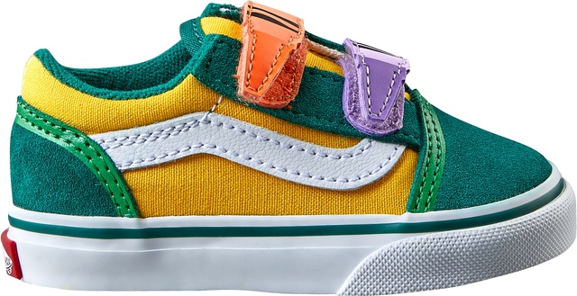 Vans x Crayola Kids' Toddler Old Skool V Skate Shoes, Sneakers, Boys