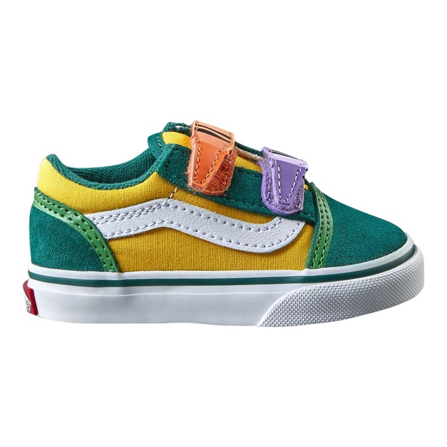 Vans x Crayola Kids' Toddler Old Skool V Skate Shoes, Sneakers, Boys