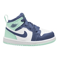 Nike Kids' Toddler Jordan 1 Shoes, Mid Top, School/Casual, Lace Up, Non-Slip Side_Right