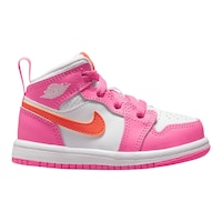 Nike Kids' Toddler Jordan 1 Mid Shoes, Sneakers, Girls' Side_Right