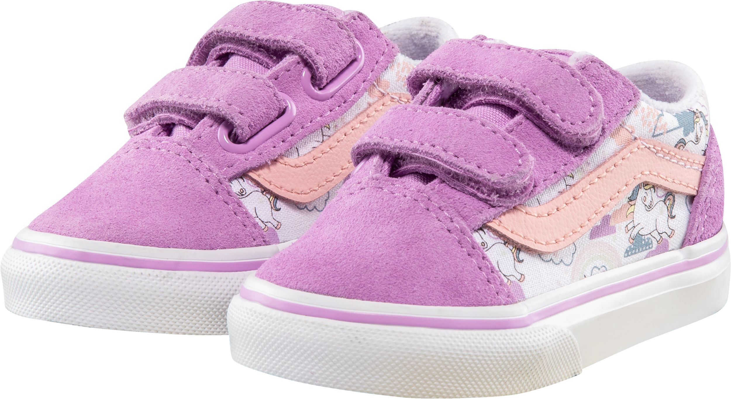 Vans Kids' Toddler Old Skool V Skate Shoes, Sneakers, Girls', Velcro