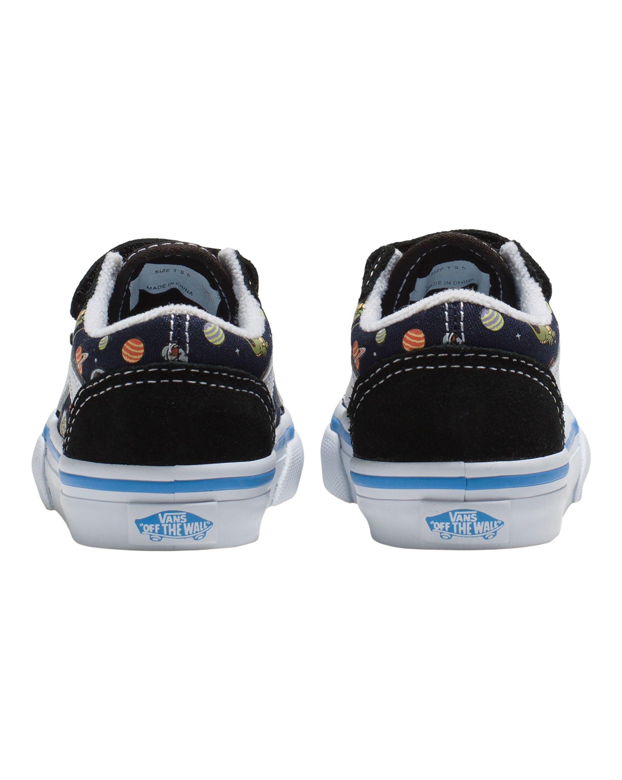 Vans Toddler Kids' Old Skool V Glow Skate Shoes