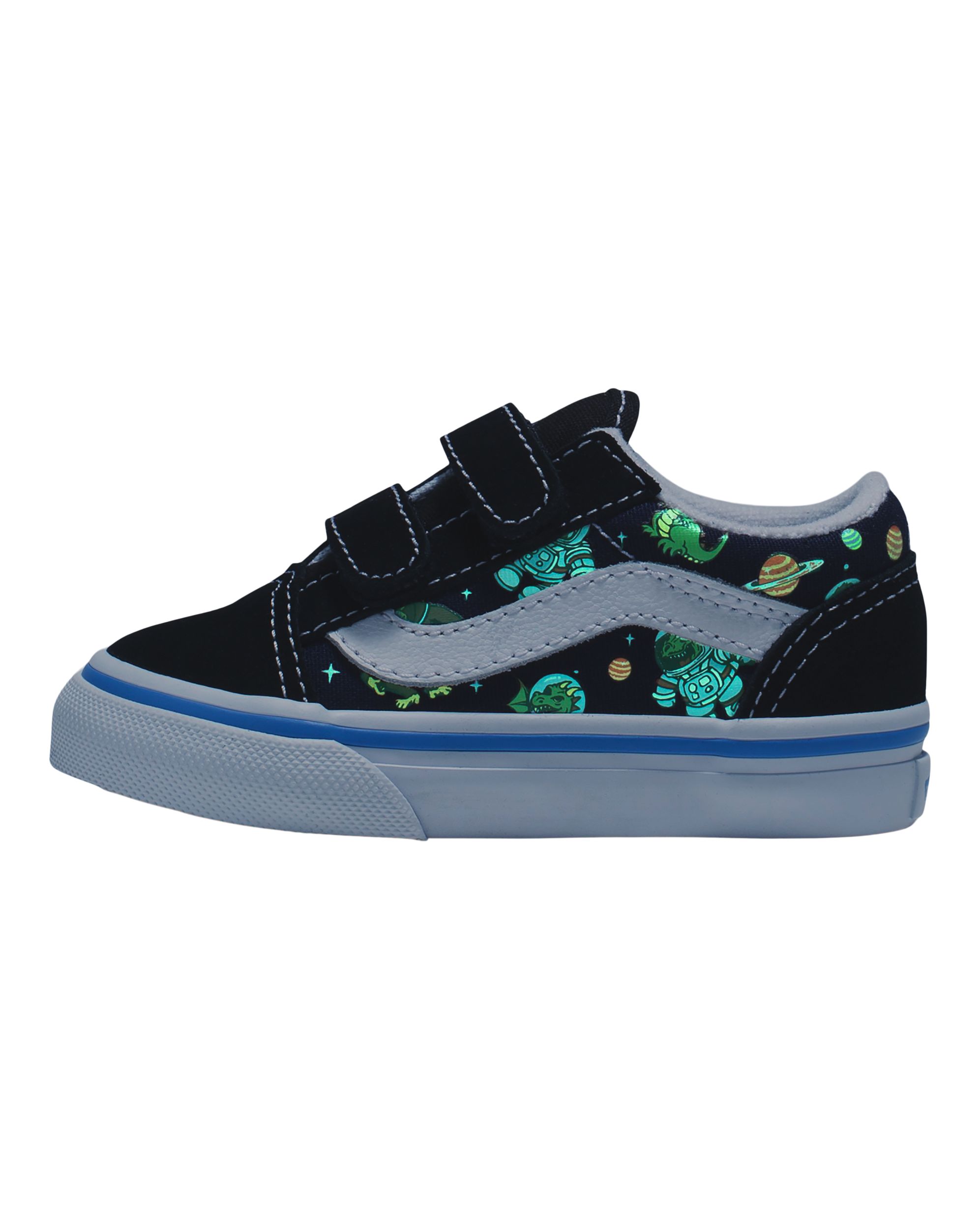 Vans Toddler Kids' Old Skool V Glow Skate Shoes