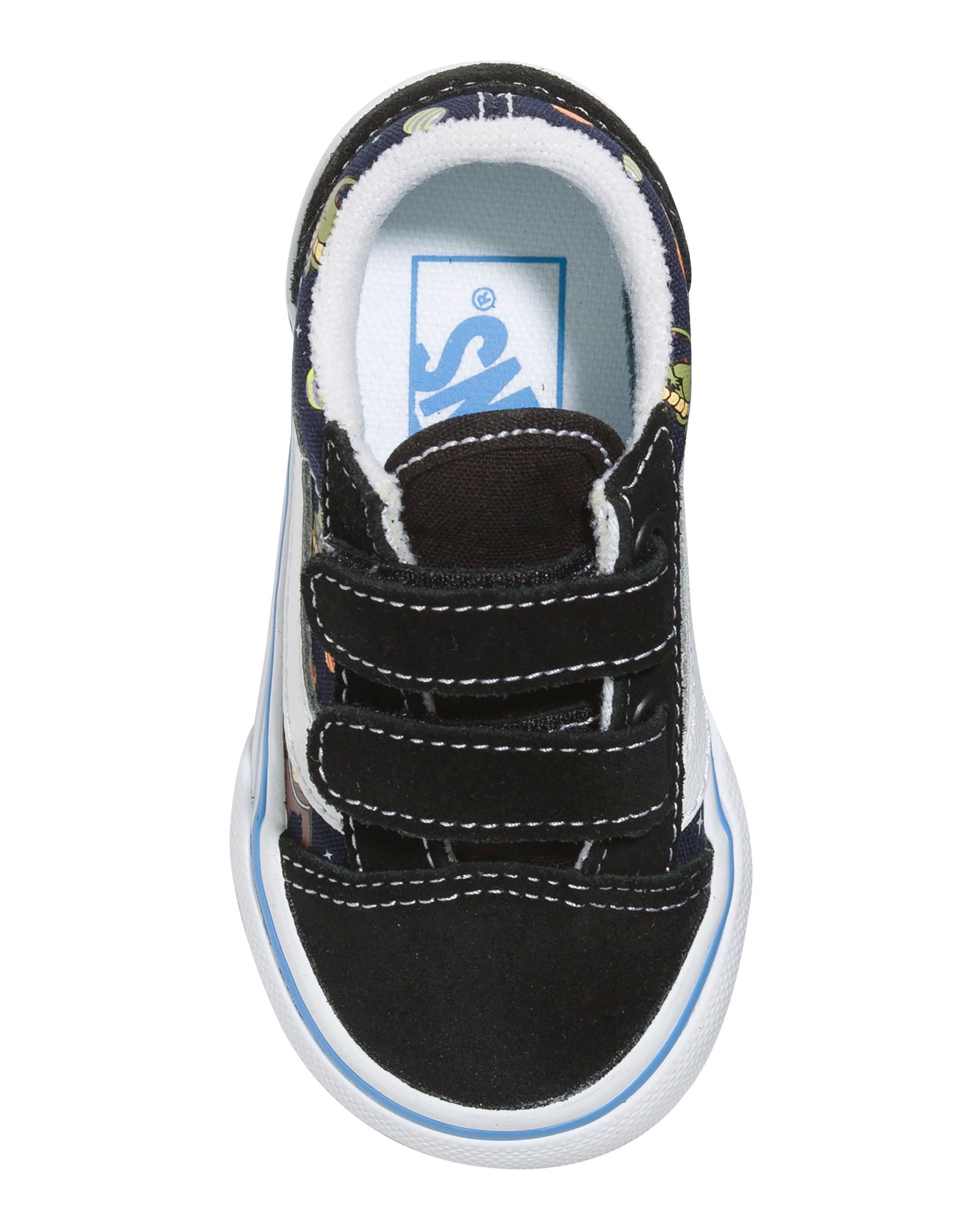 Vans Toddler Kids' Old Skool V Glow Skate Shoes