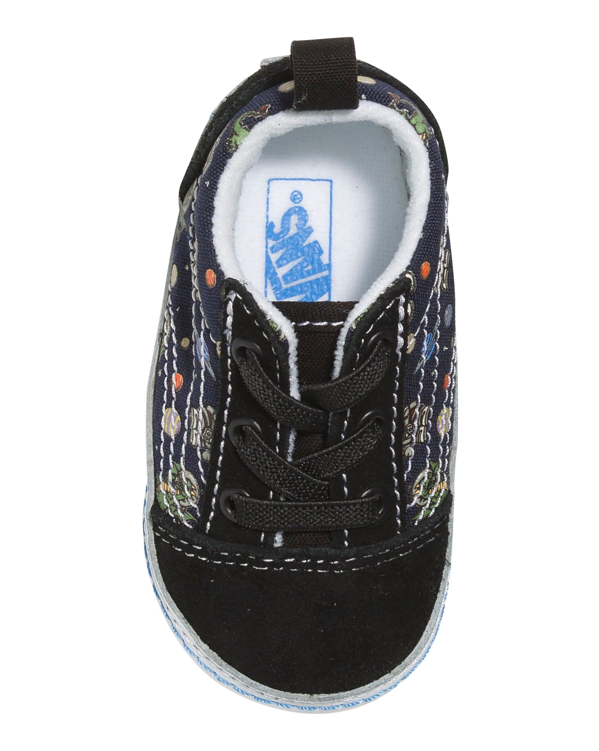 Vans Toddler Kids' Old Skool Crib Cosmic Zoo Skate Shoes