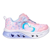 Skechers Toddler Girls' Flutter Heart Lights Shoes Side_Right