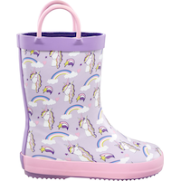 Ripzone Toddler Kids' Iris Rain Boot Unicorn Running Shoes Side_Right