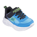 Skechers Kids' Toddler S-Lights Meteor-Lights Shoes Front_Three_Fourths_Angled_Right