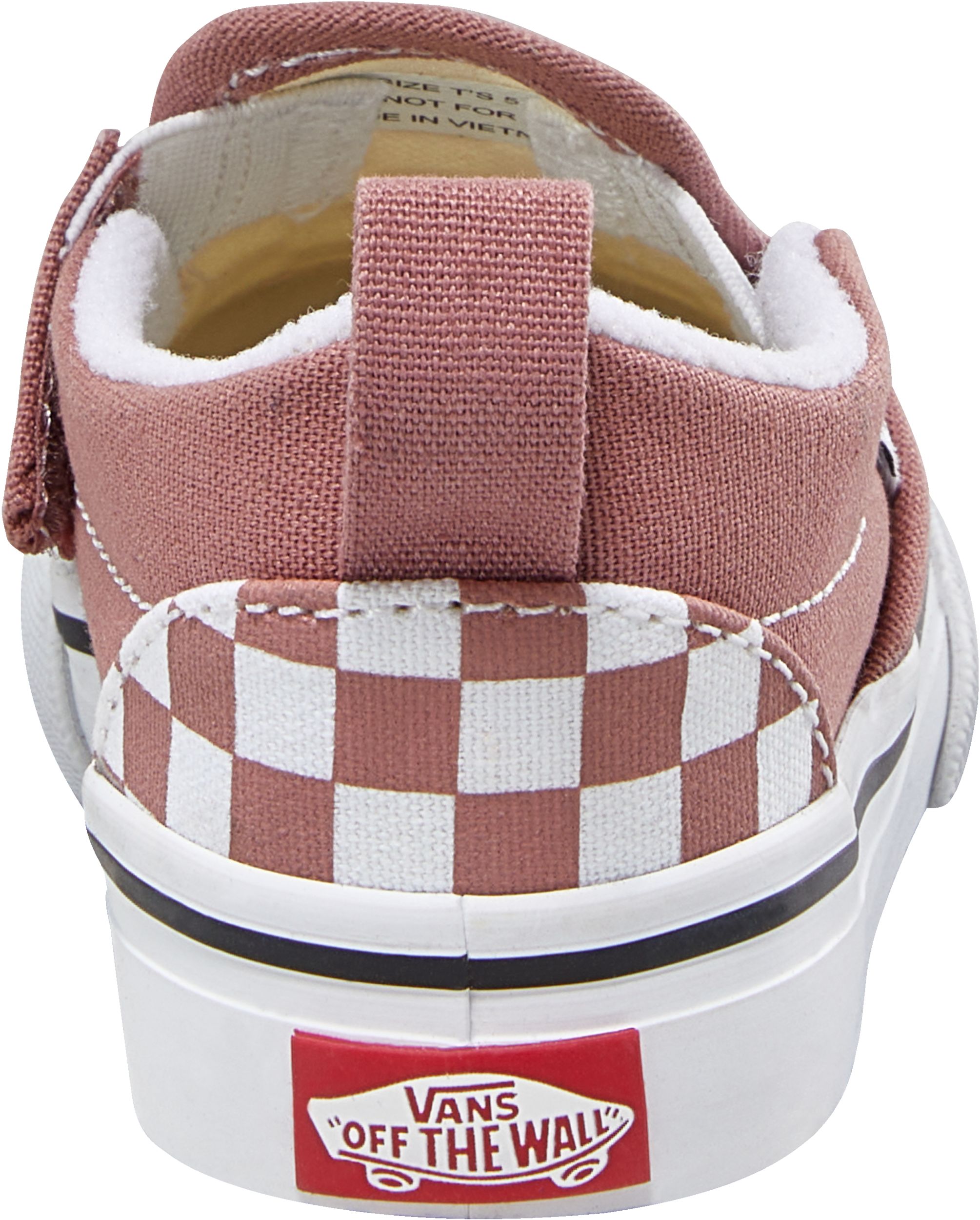 Vans Kids' Toddler Slip-On Checkerboard Casual Shoes, Sneakers
