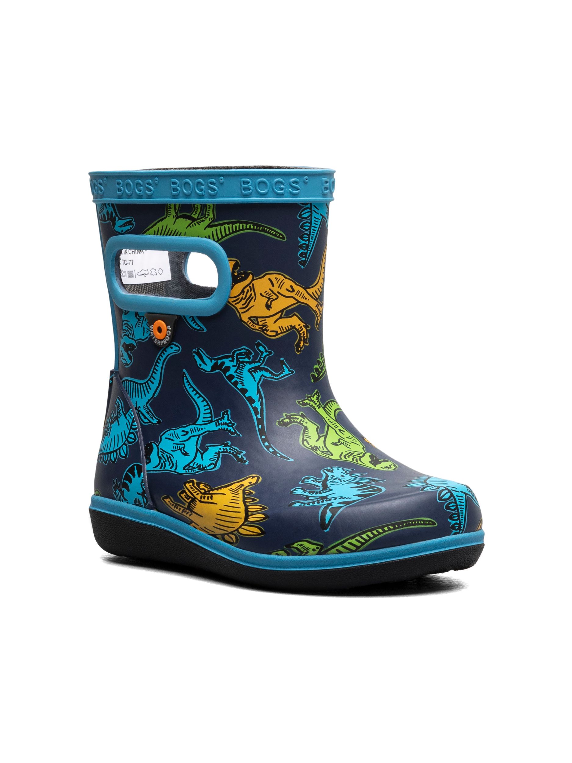 BOGS Toddler Kids' Skipper II Super Dino Rain Boots