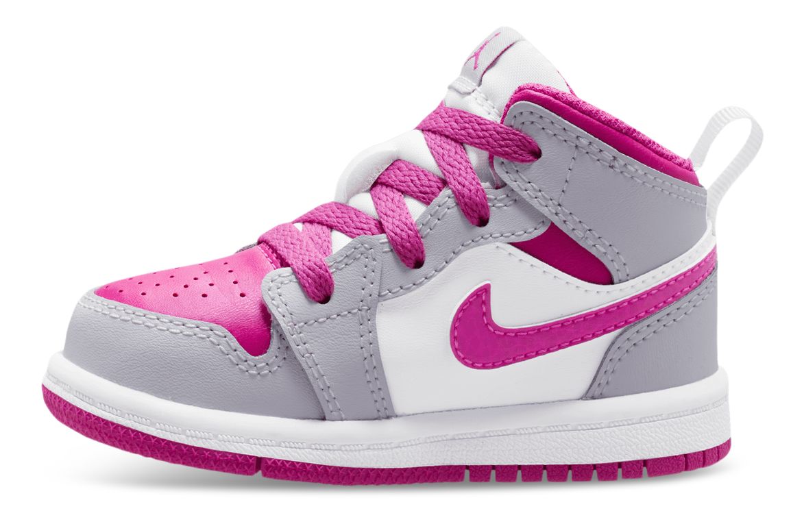 Nike Kids' Toddler Air Jordan 1 Mid AthleticShoes, Sneakers