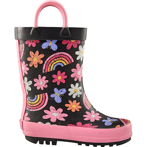 Ripzone Toddler Girls' Rainy Day Rain Boots