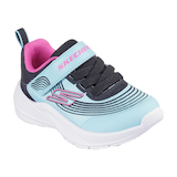 Skechers Toddler Girls' Microspec Advance Shoes Front_Three_Fourths_Angled_Right