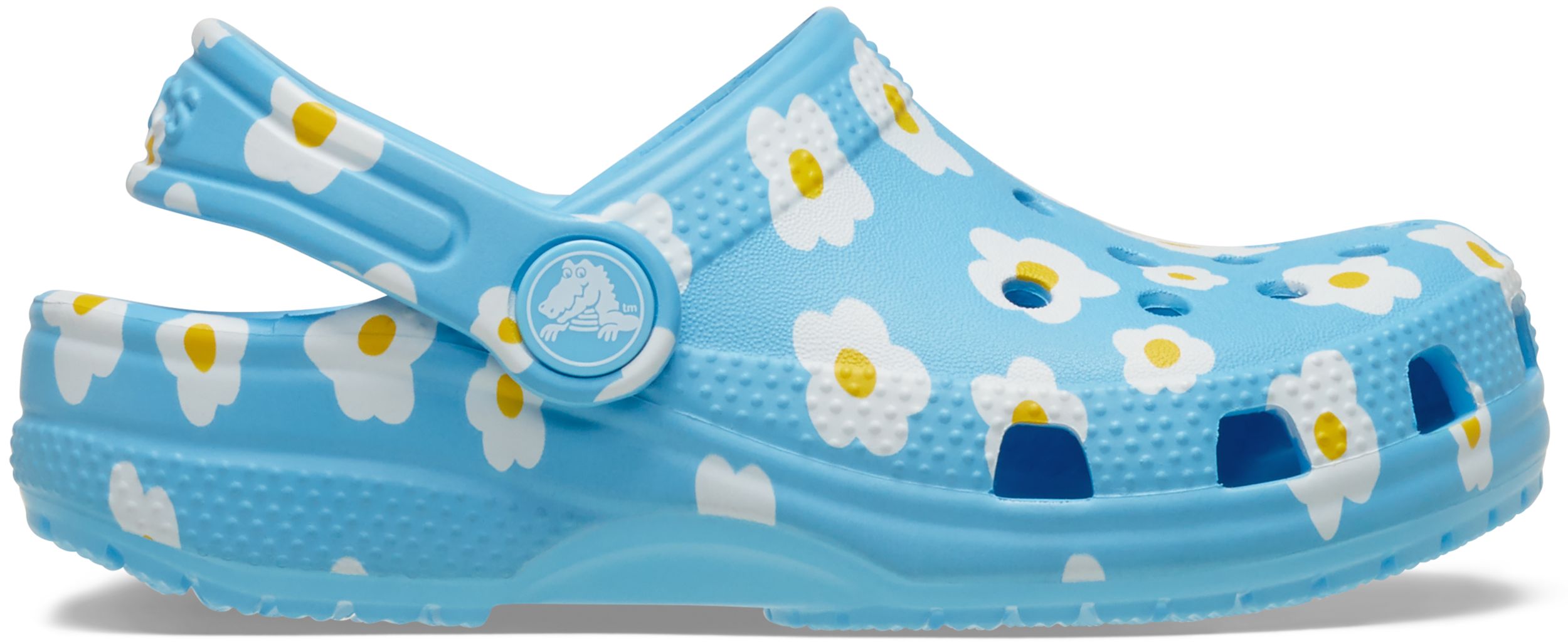 Crocs Kids' Grade School Classic Daisy Tinted Glass Clogs