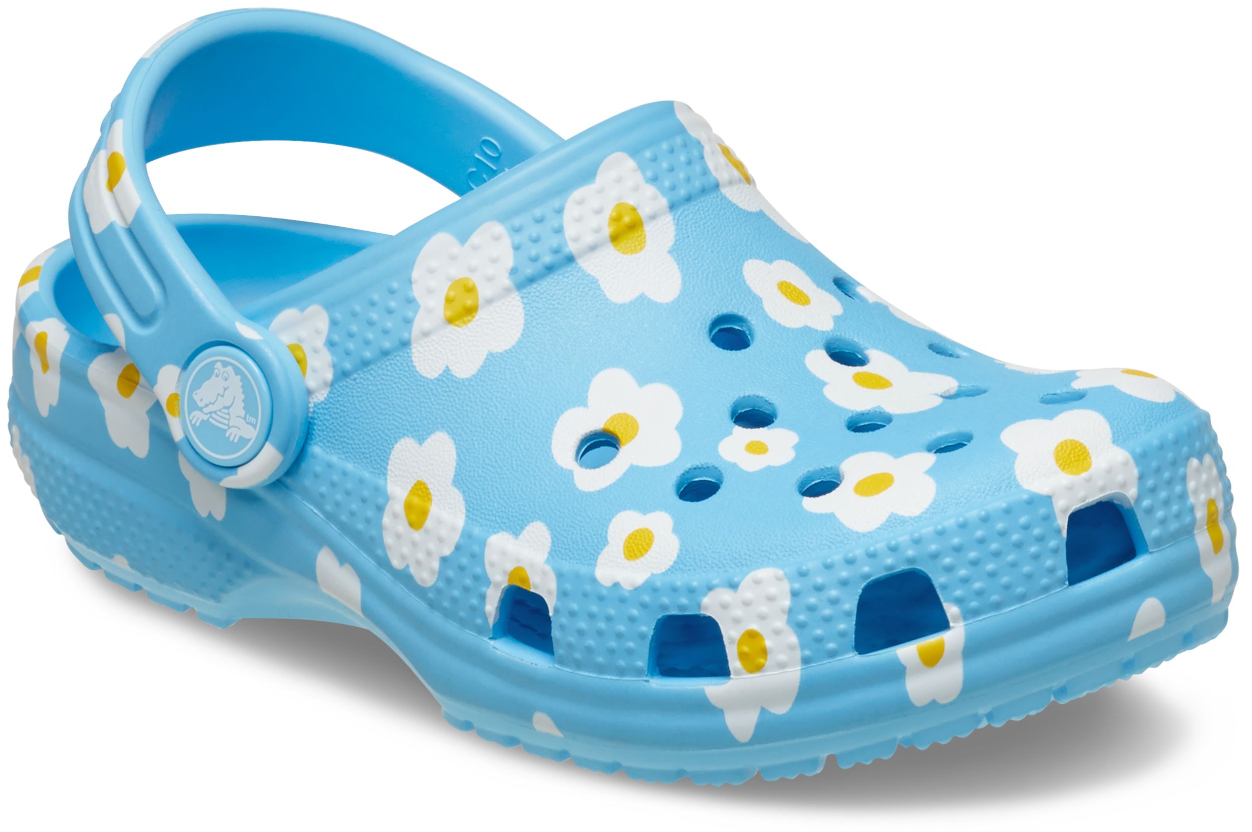 Crocs Kids' Grade School Classic Daisy Tinted Glass Clogs