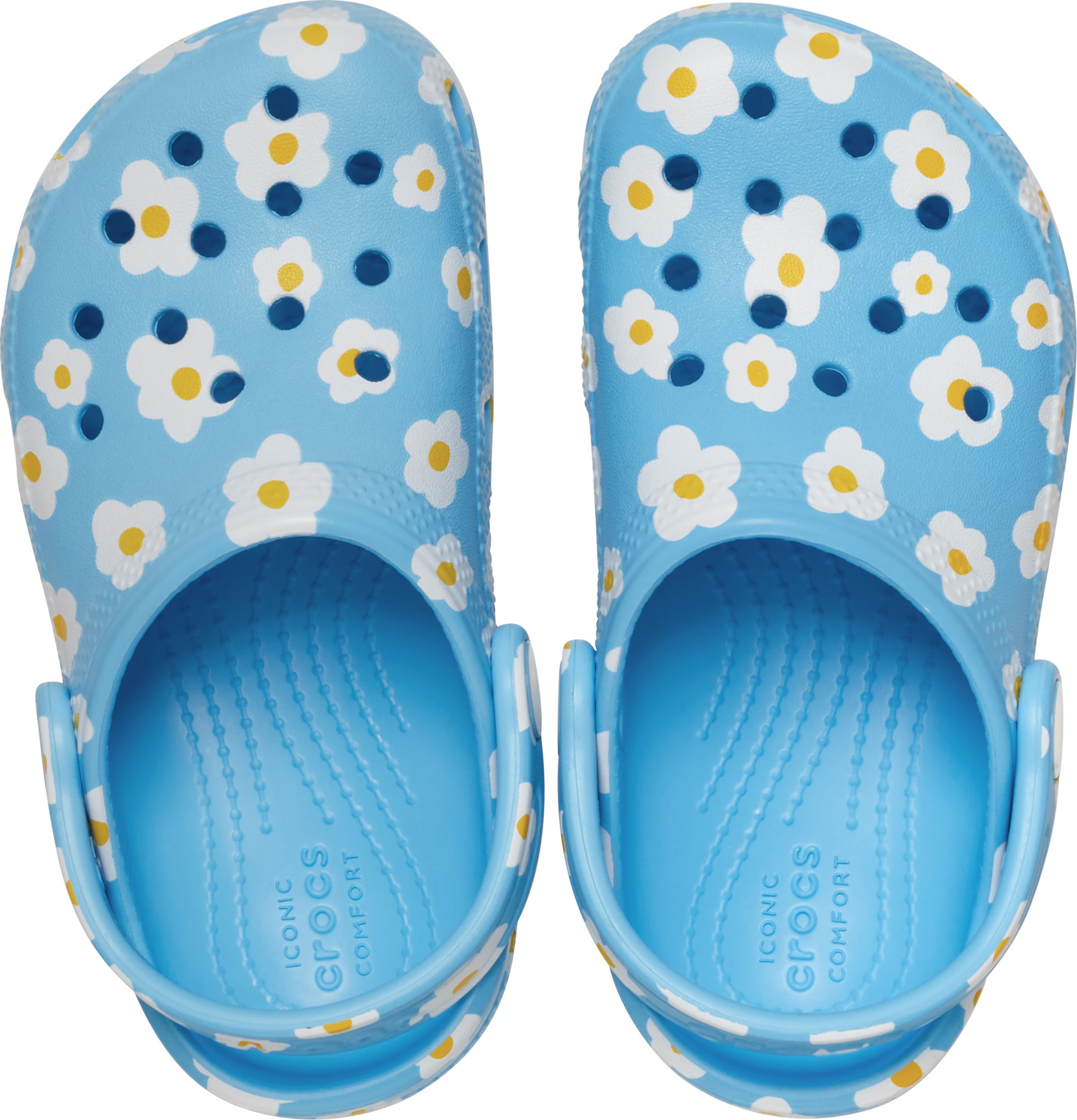 Crocs Kids' Grade School Classic Daisy Tinted Glass Clogs