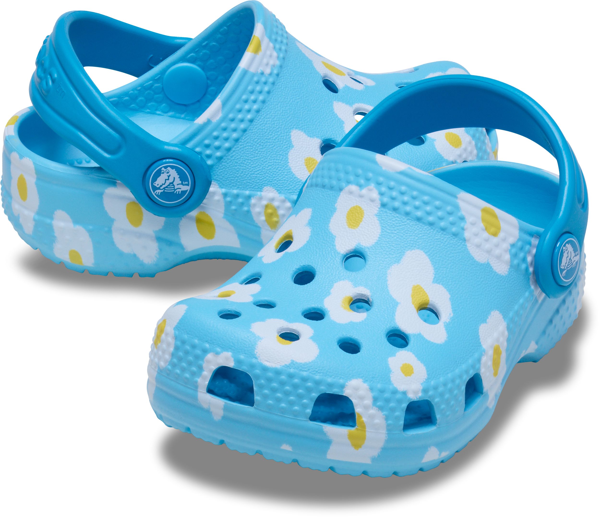 Crocs Kids' Grade School Classic Daisy Tinted Glass Clogs