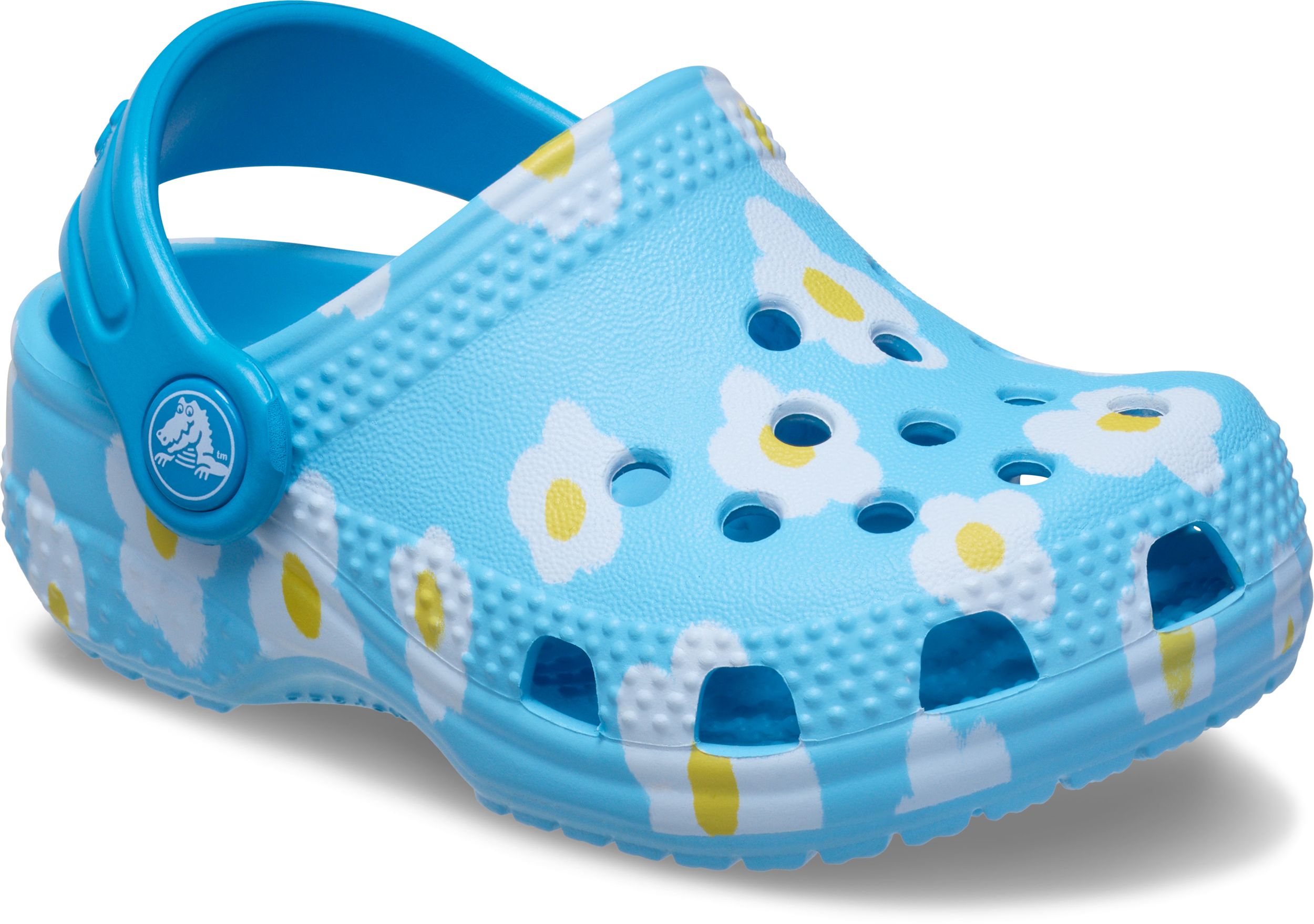 Crocs Kids' Grade School Classic Daisy Tinted Glass Clogs