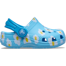 Crocs Kids' Grade School Classic Daisy Clogs