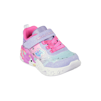 Skechers Kids' Toddler Sola Glow Lighted Sneakers Front_Three_Fourths_Angled_Right